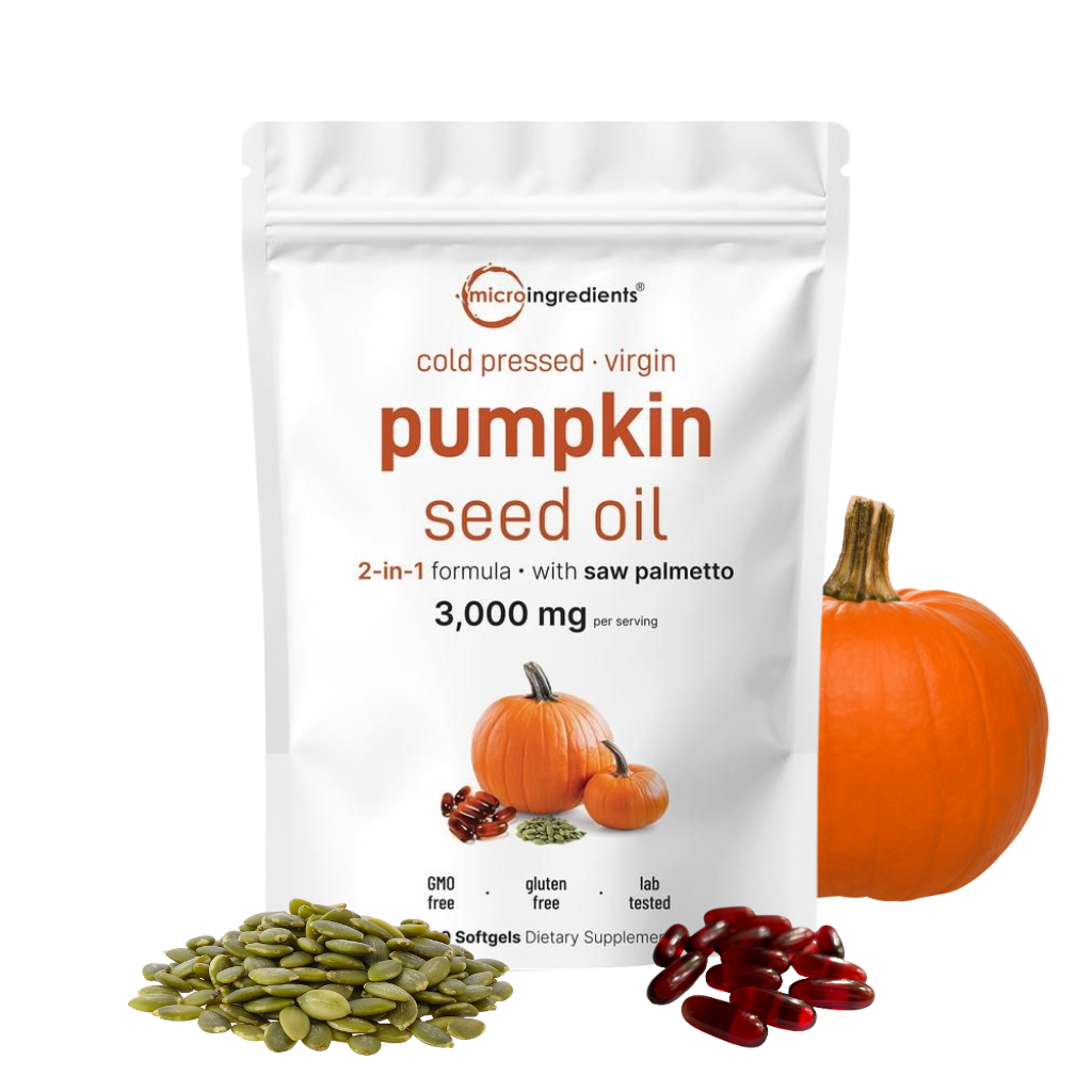 Micro Ingredients | Aceite de Semilla de Calabaza + saw palmetto