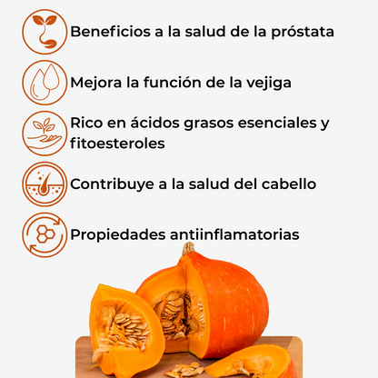 Micro Ingredients | Aceite de Semilla de Calabaza + saw palmetto