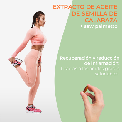 Micro Ingredients | Aceite de Semilla de Calabaza + saw palmetto
