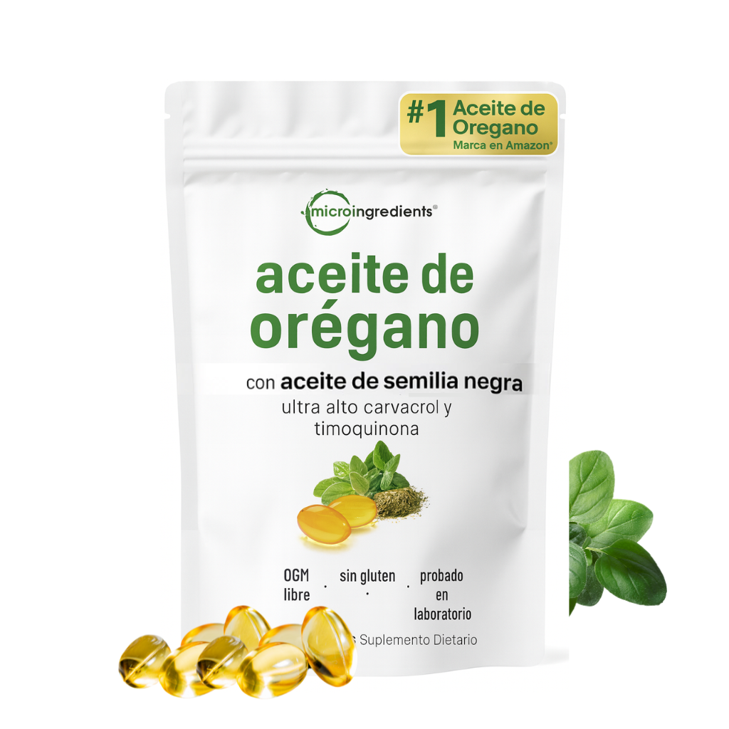 Micro Ingredients | Cápsulas de Aceite de Orégano + Semilla Negra natural
