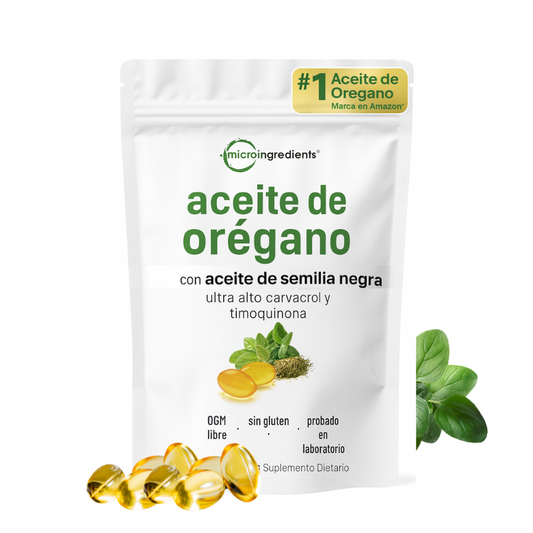 Micro Ingredients | Cápsulas de Aceite de Orégano + Semilla Negra natural